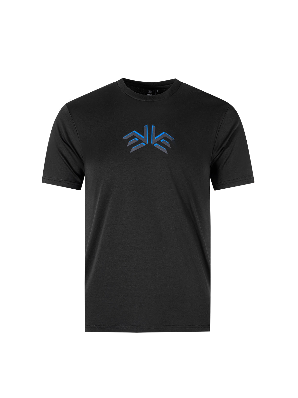 EV Mirror Logo Tshirt Black/Royal Blue