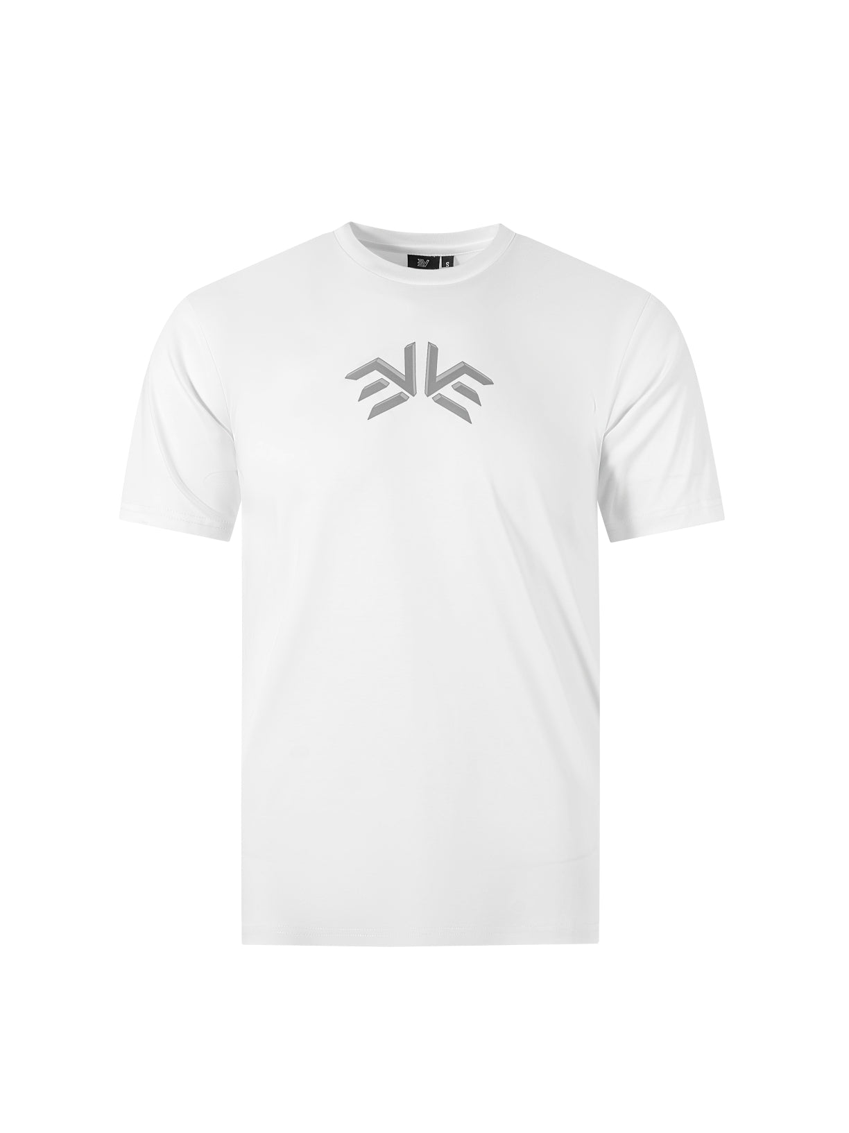 EV Mirror Logo Tshirt White/Grey