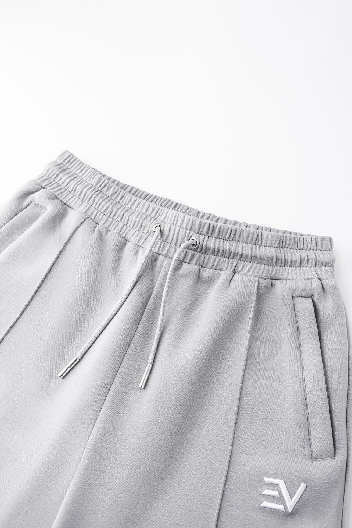 Luxe Track Shorts - Stone Grey