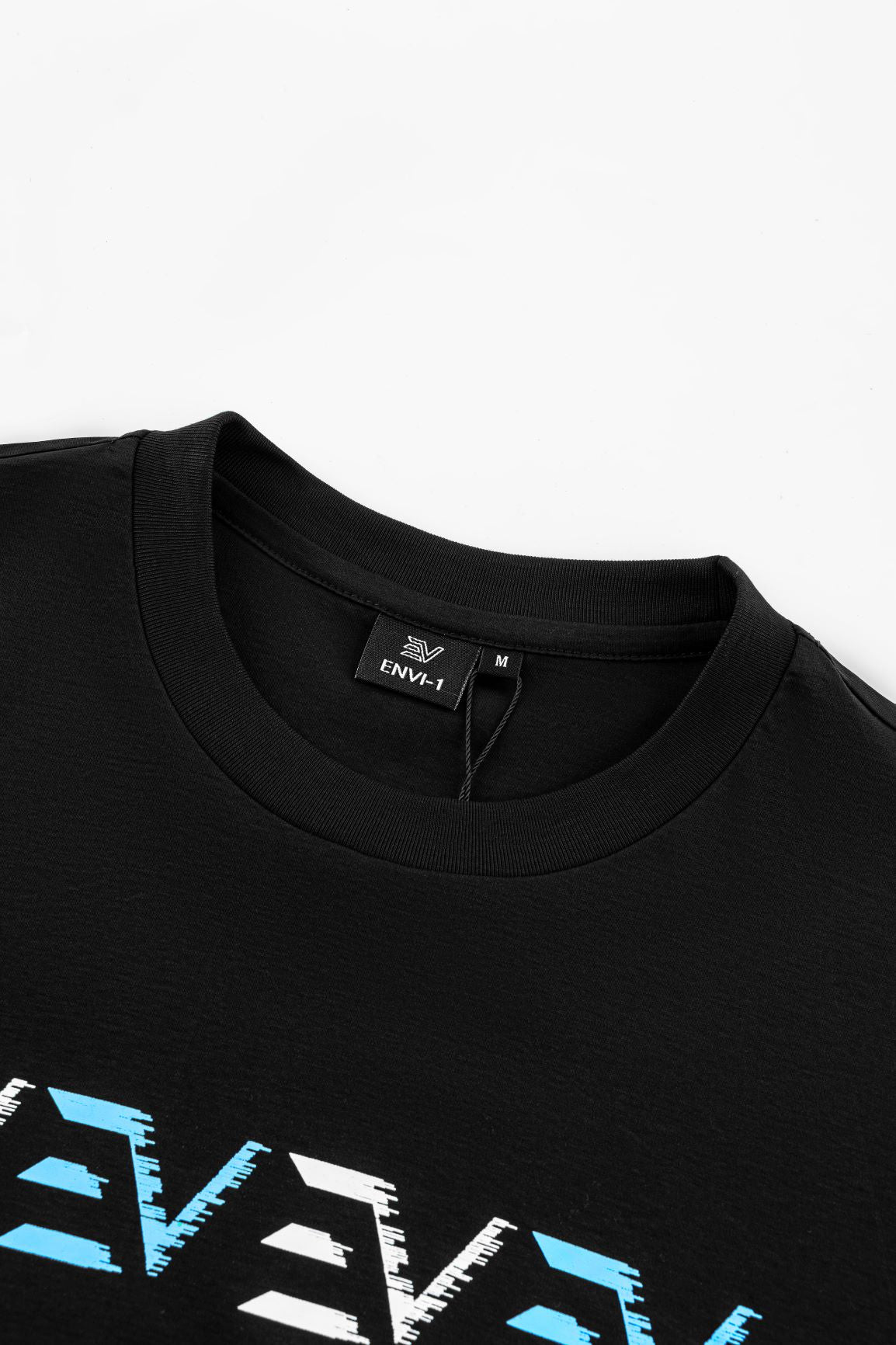 Digital T-Shirt - Black/Baby Blue