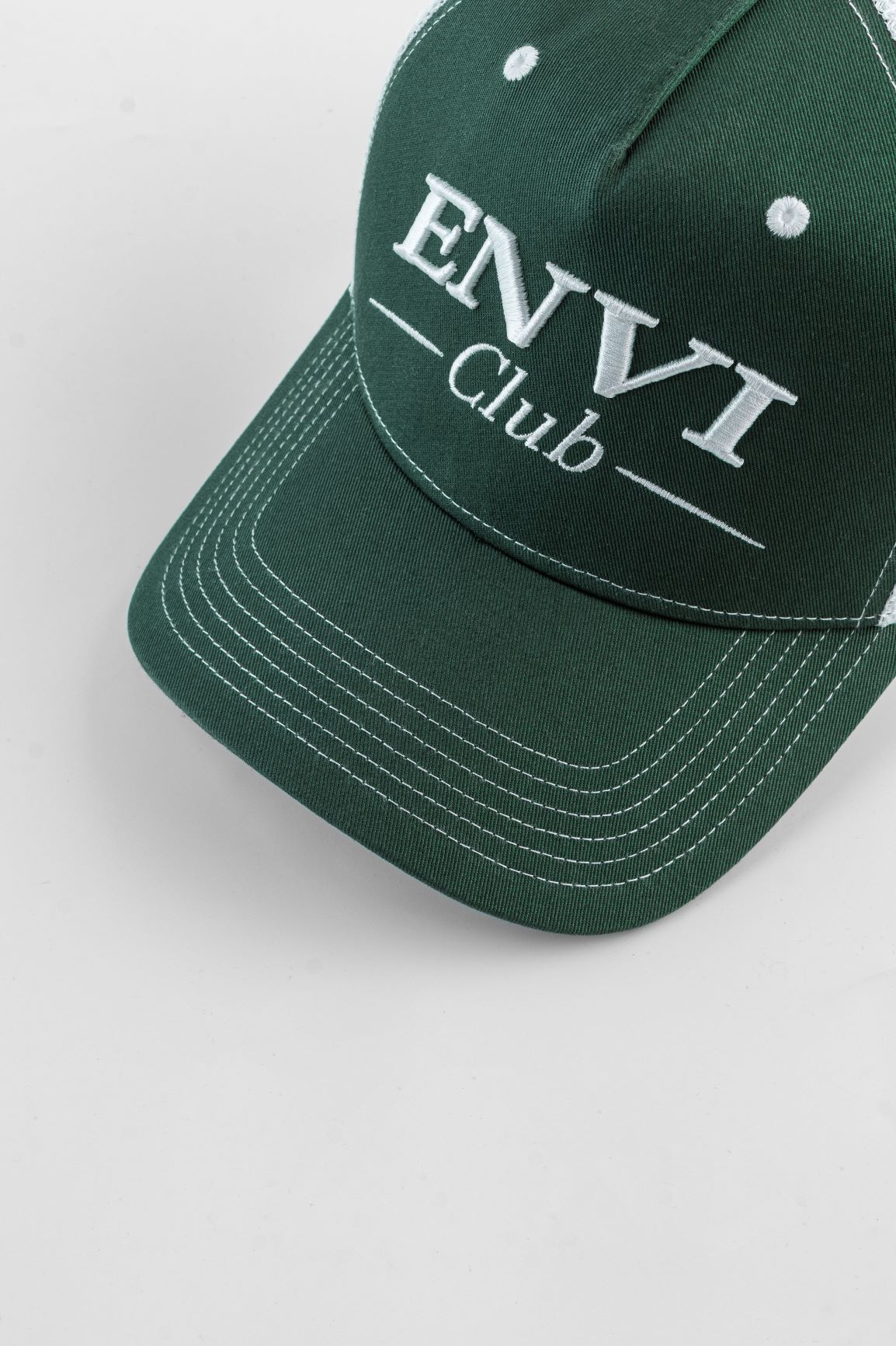 ENVI Club Trucker Hat - Green/White