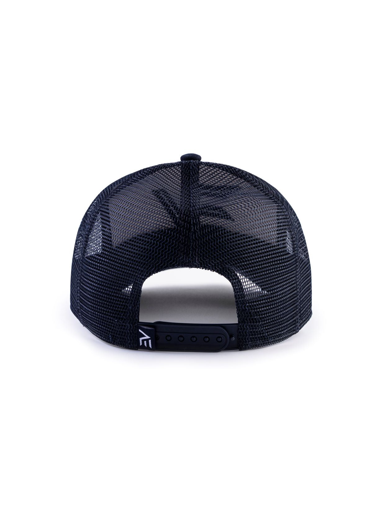 EV Logo Trucker Hat - Contrast Navy/White