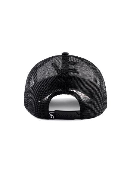 EV Logo Trucker Hat - Contrast Black/White