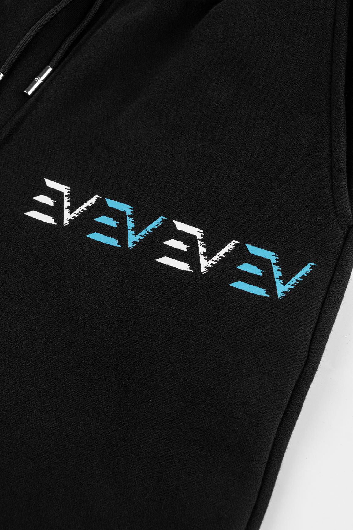 Digital Track Bottoms Black/Baby Blue