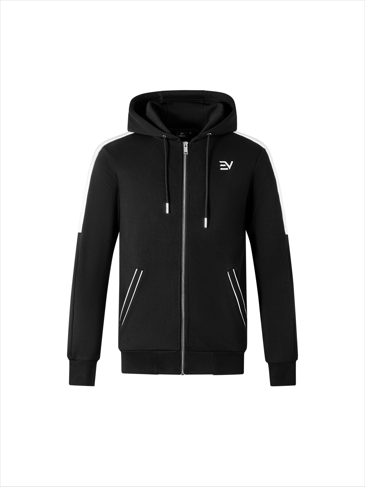 EV LUXE HOODIE “Black/White”