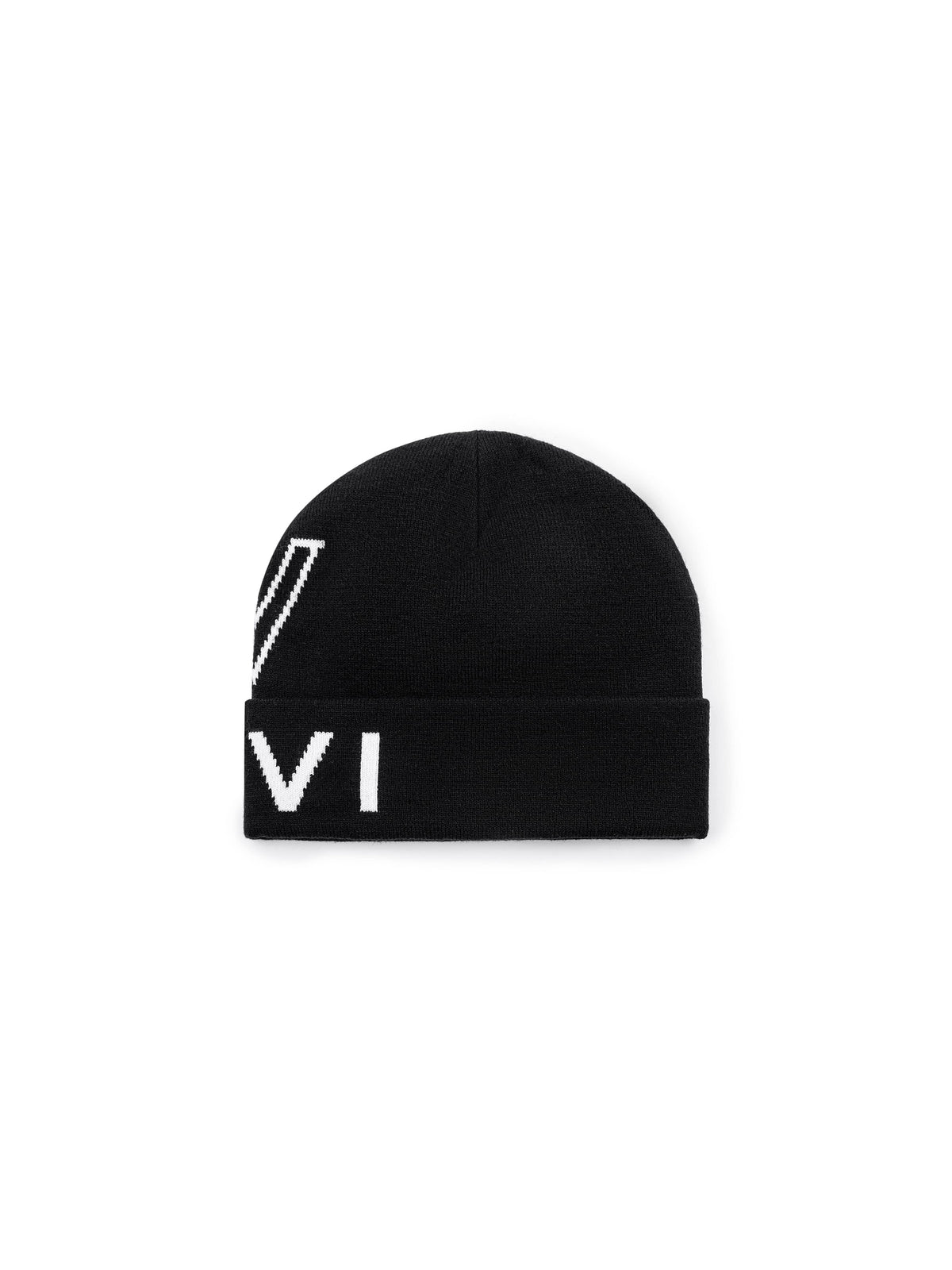 EV Knit Logo Hat - Black