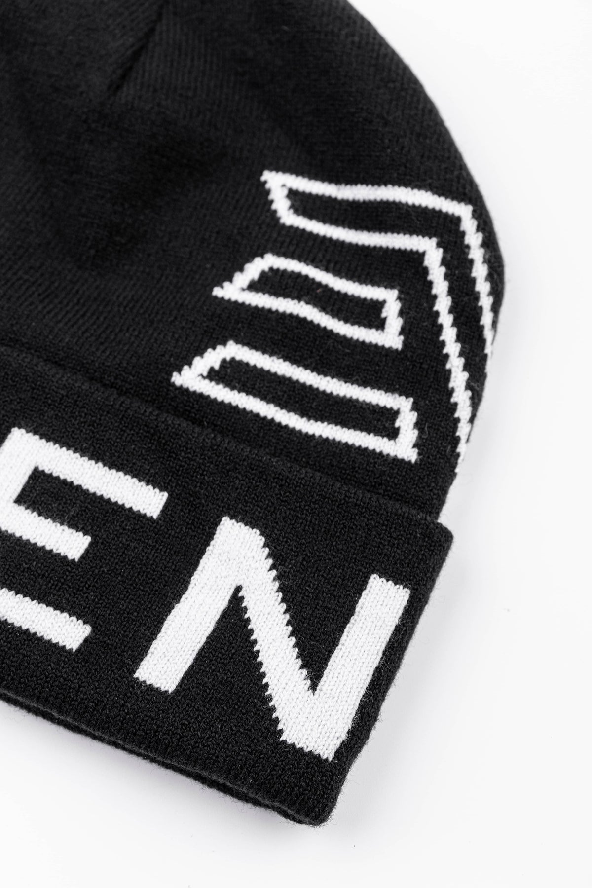 EV Knit Logo Hat - Black