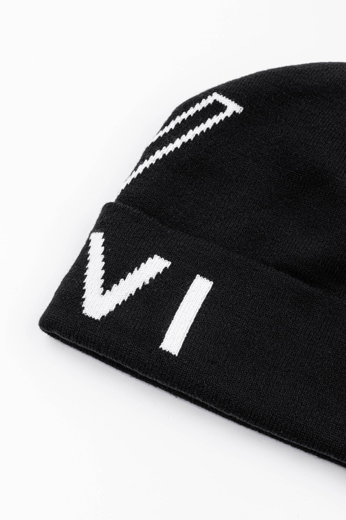 EV Knit Logo Hat - Black