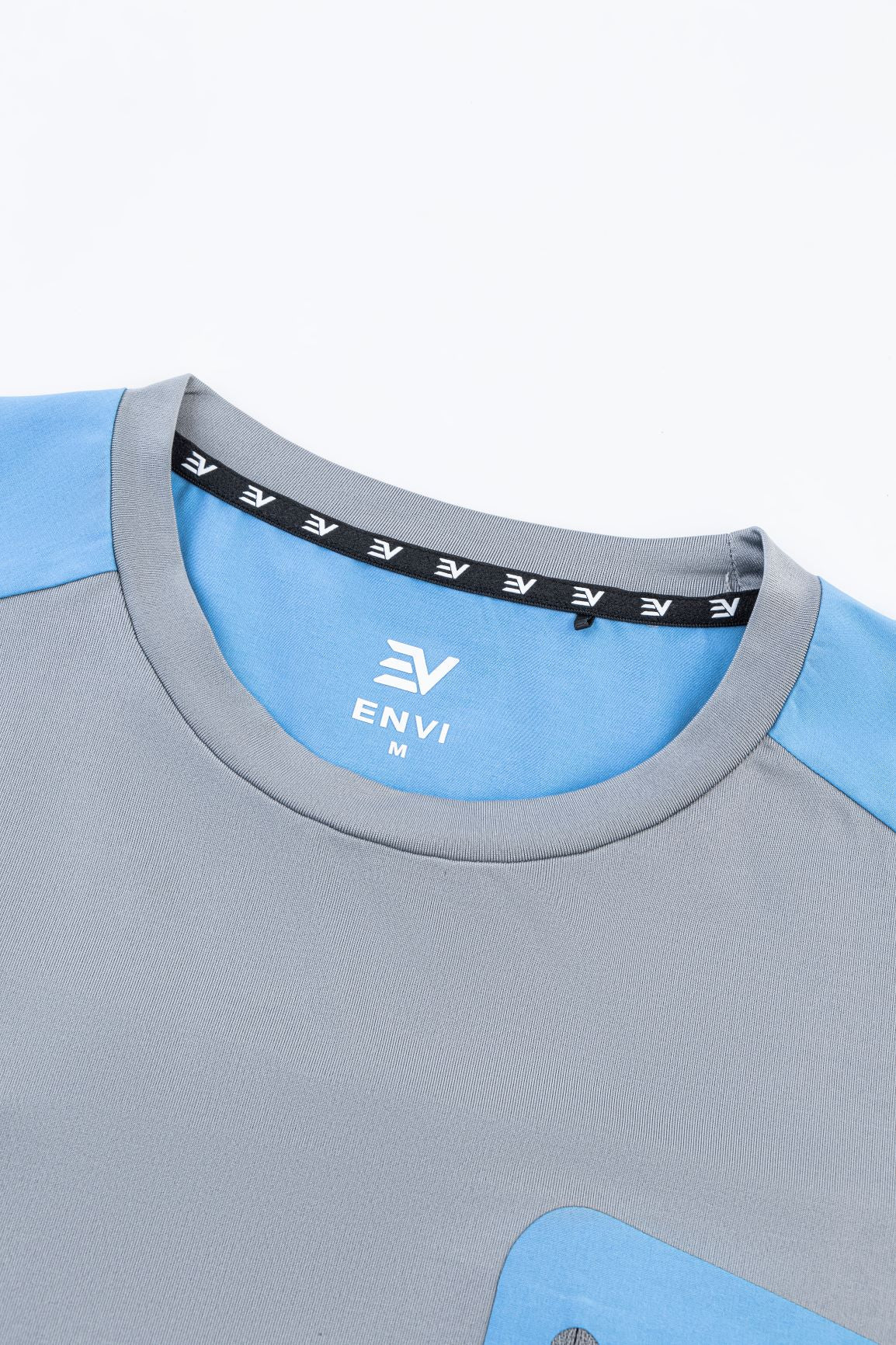 Edge Track T-Shirt - Grey/Blue
