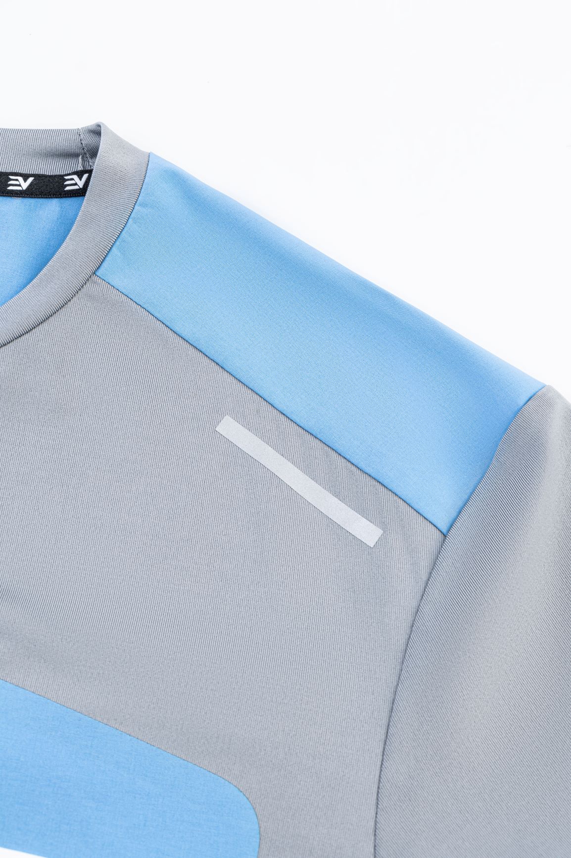 Edge Track T-Shirt - Grey/Blue