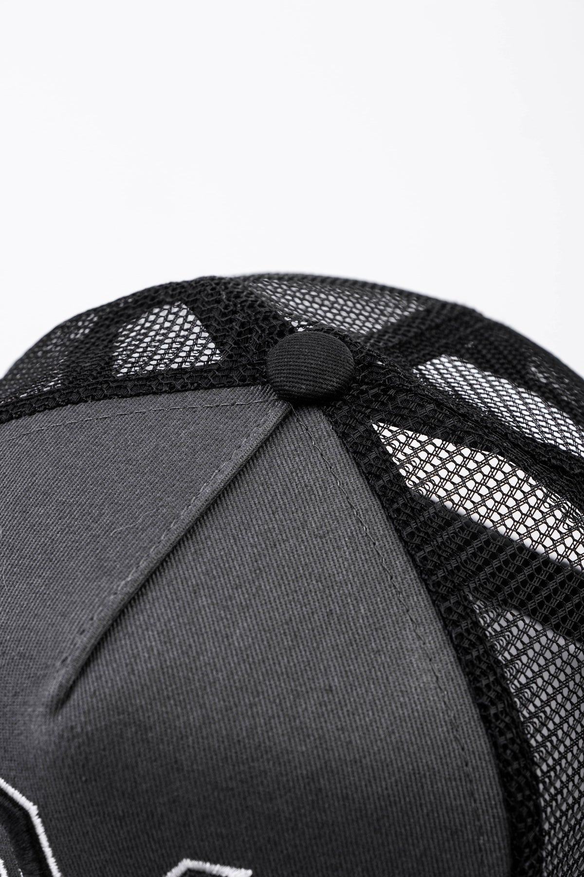 EV Logo Trucker Cap - Gun Metal Grey