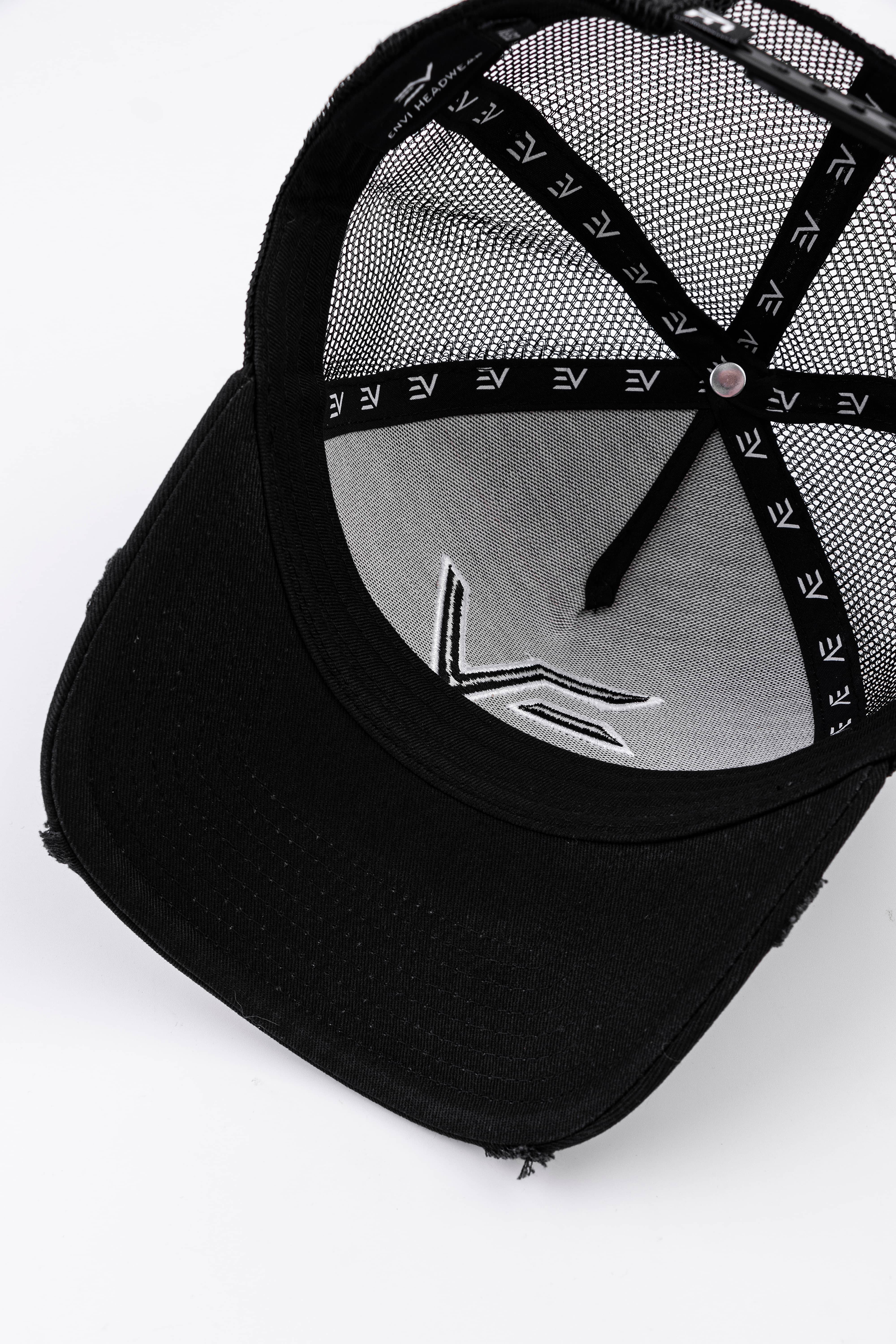 EV Logo Trucker Cap - Gun Metal Grey
