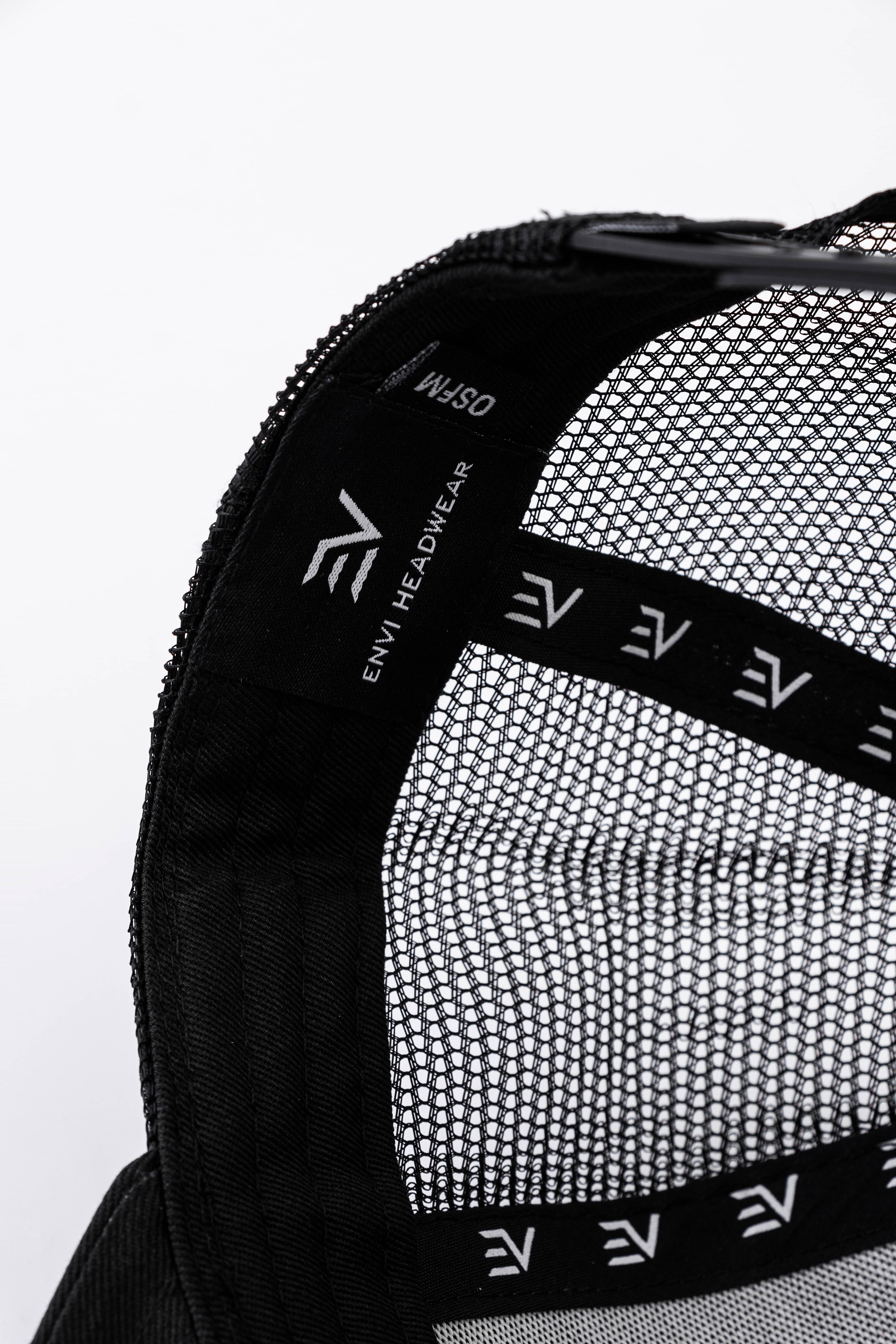 EV Logo Trucker Cap - Gun Metal Grey