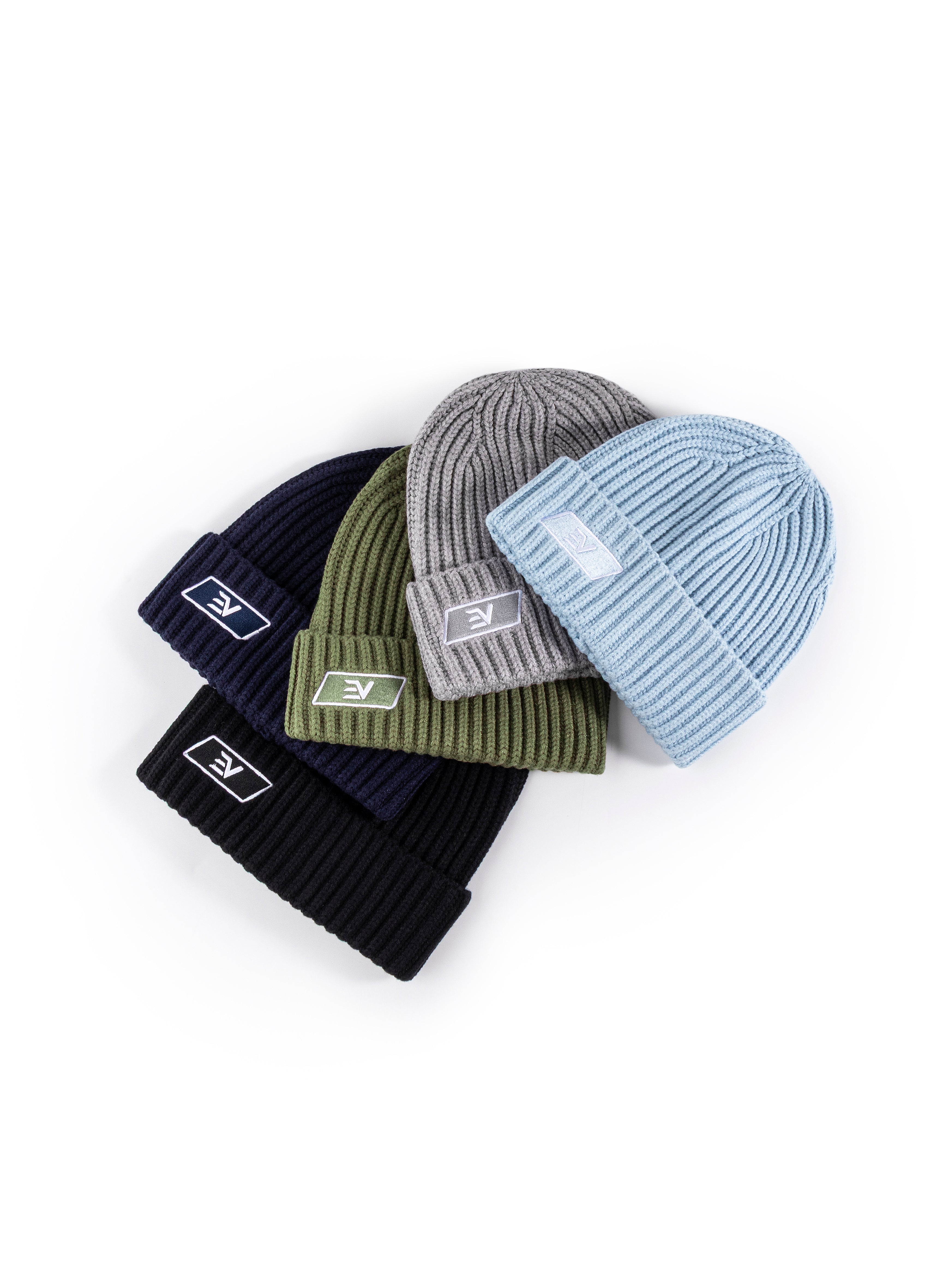 EV Patch Wolly Hat - Baby Blue