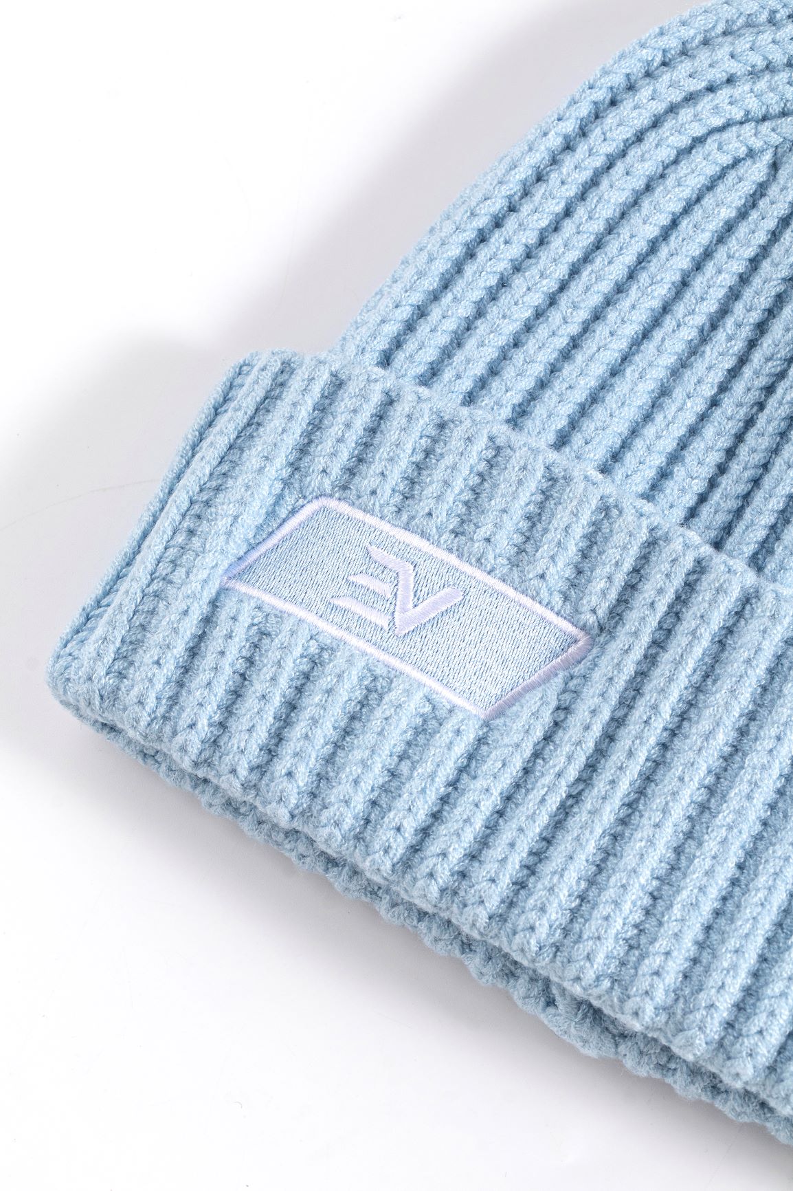 EV Patch Wolly Hat - Baby Blue