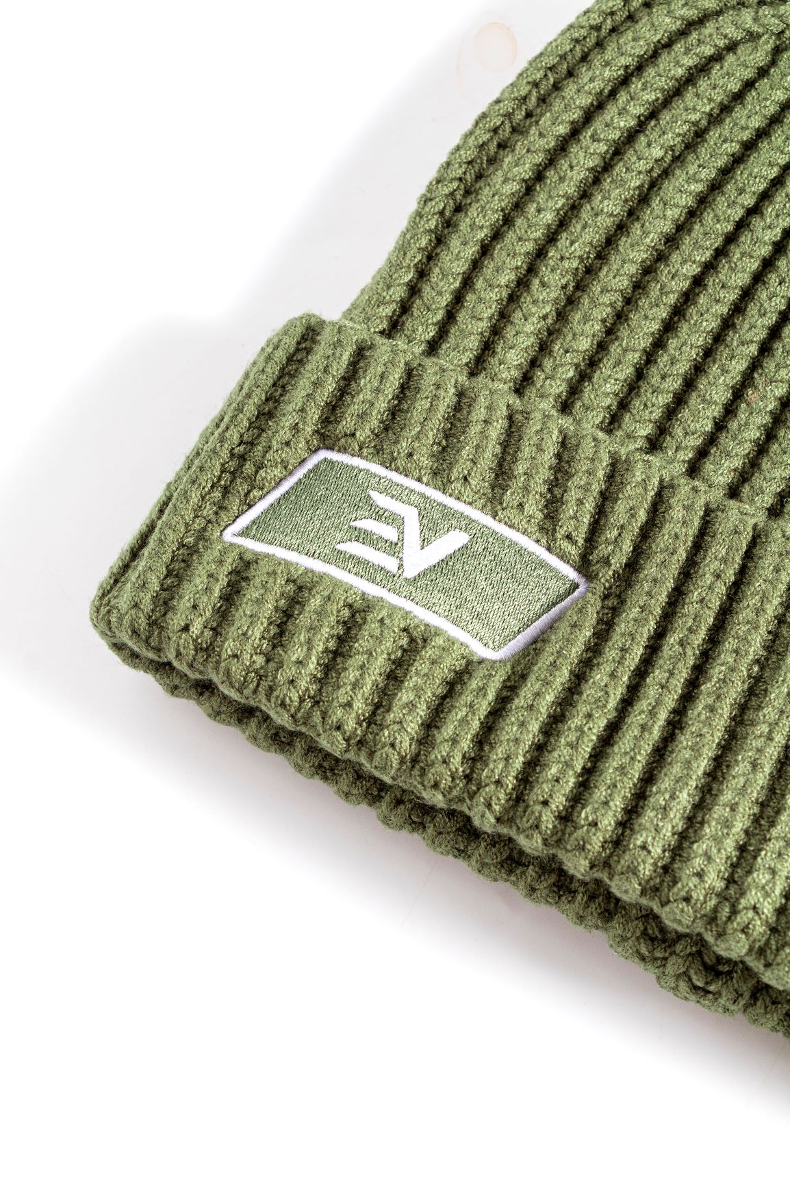 EV Patch Wolly Hat - Khaki Green