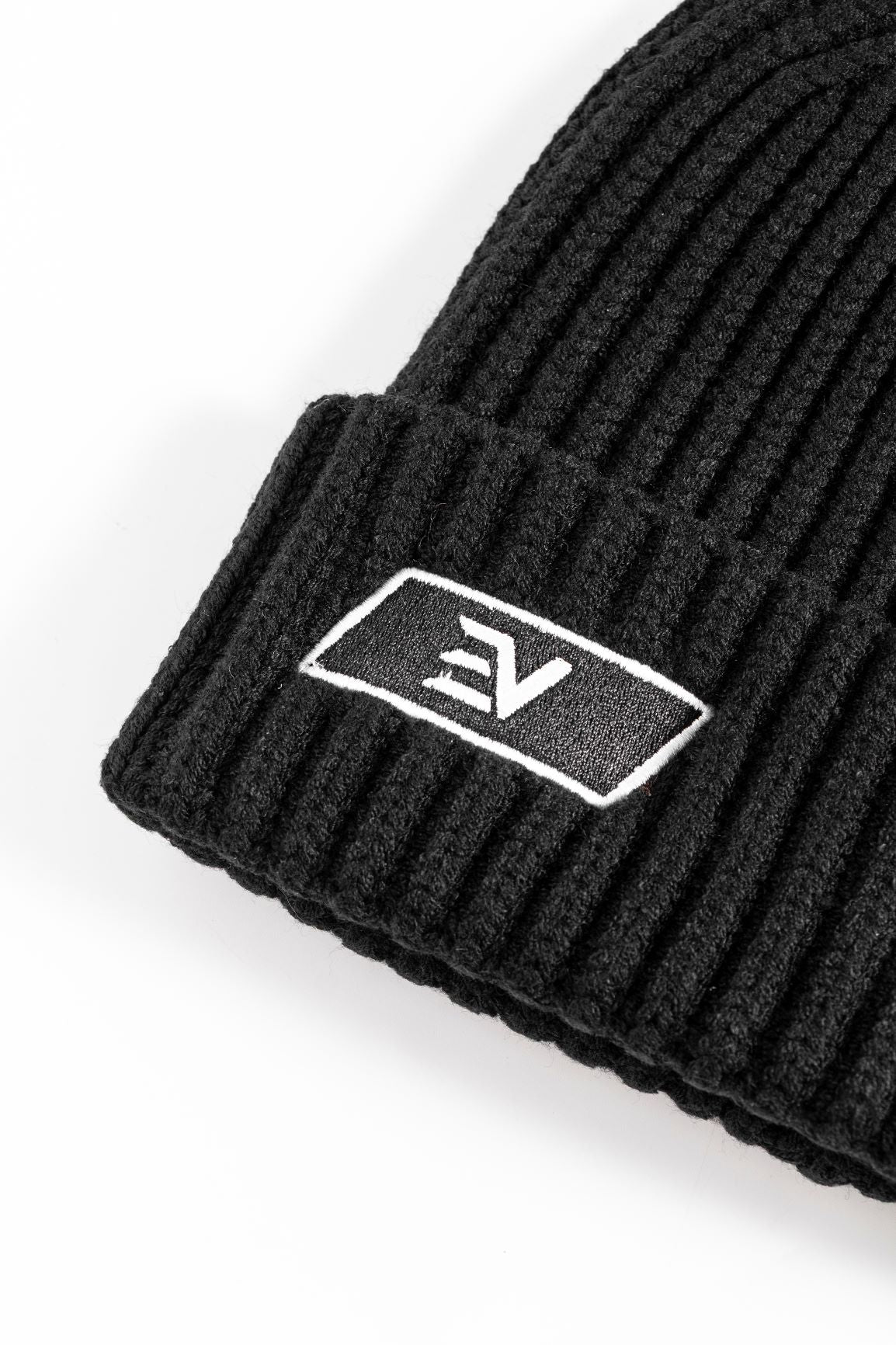 EV Patch Wolly Hat - Black