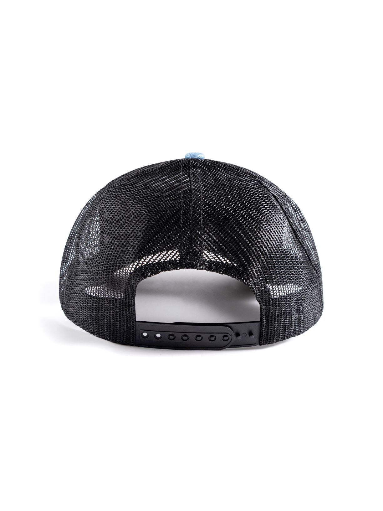 EV Logo Trucker Hat - Azure Blue/Black