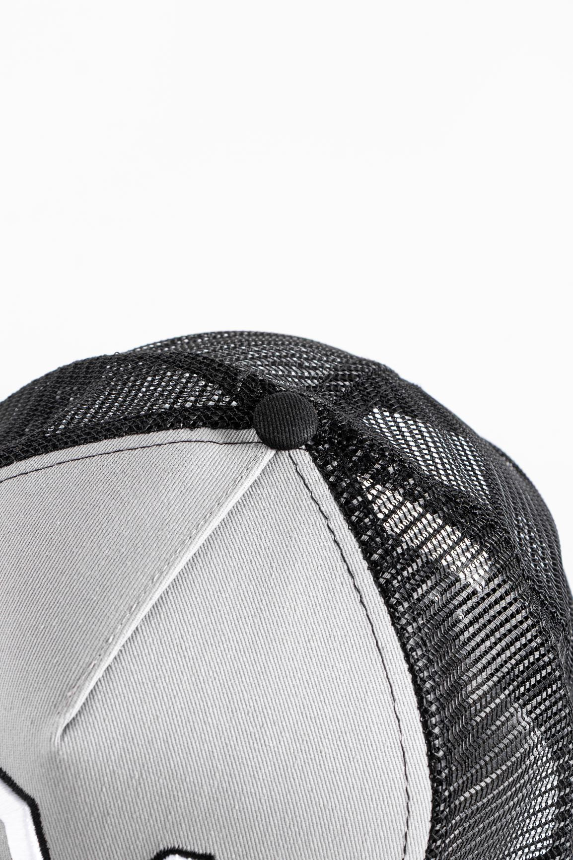 EV Logo Trucker Hat - Black/Nardo Grey