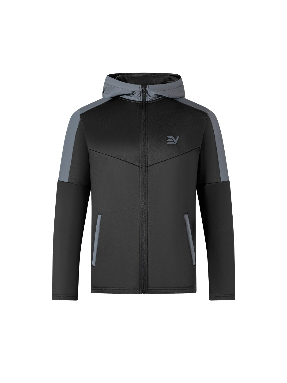 EV Light Poly Track Jacket Black/Dark Grey