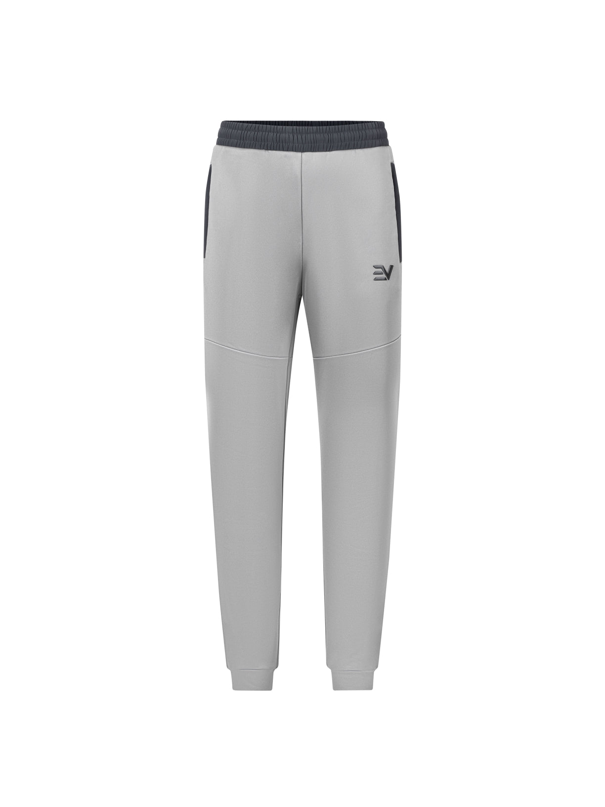 EV Light Poly Track Bottoms Light Grey/Dark Grey