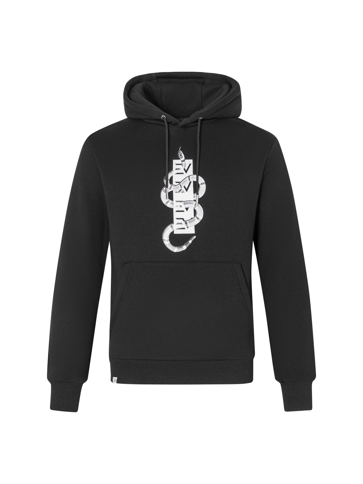 Ev Logo Snake Print Hoodie “Black"
