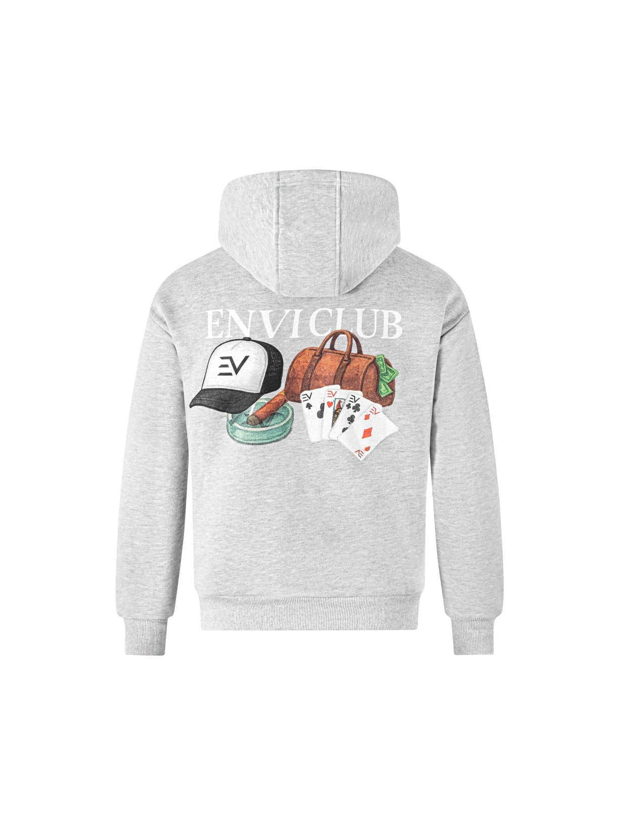 Envi Club Hoodie - Marl Grey