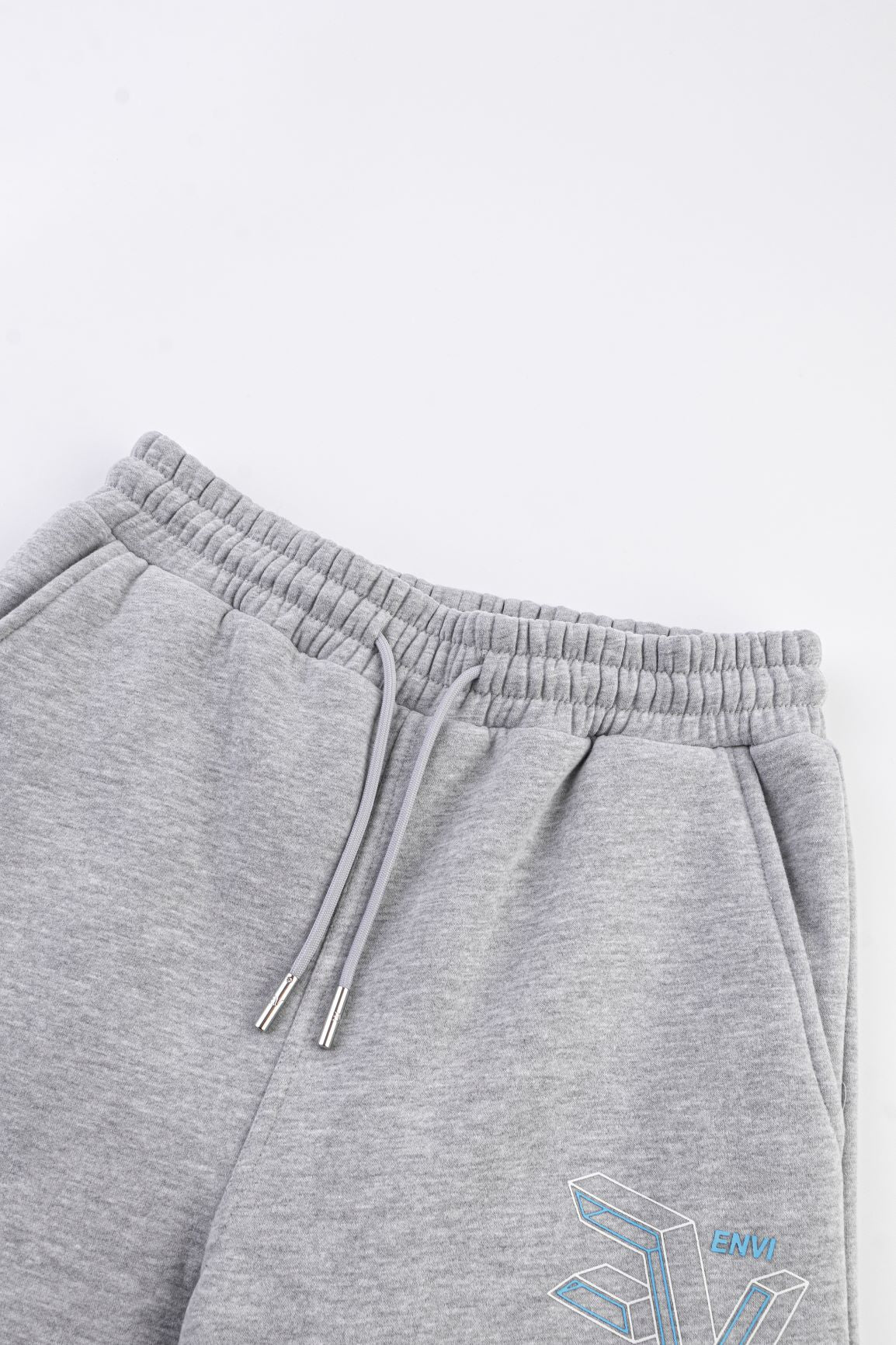 Concave Track Bottoms - Light Grey/Baby Blue
