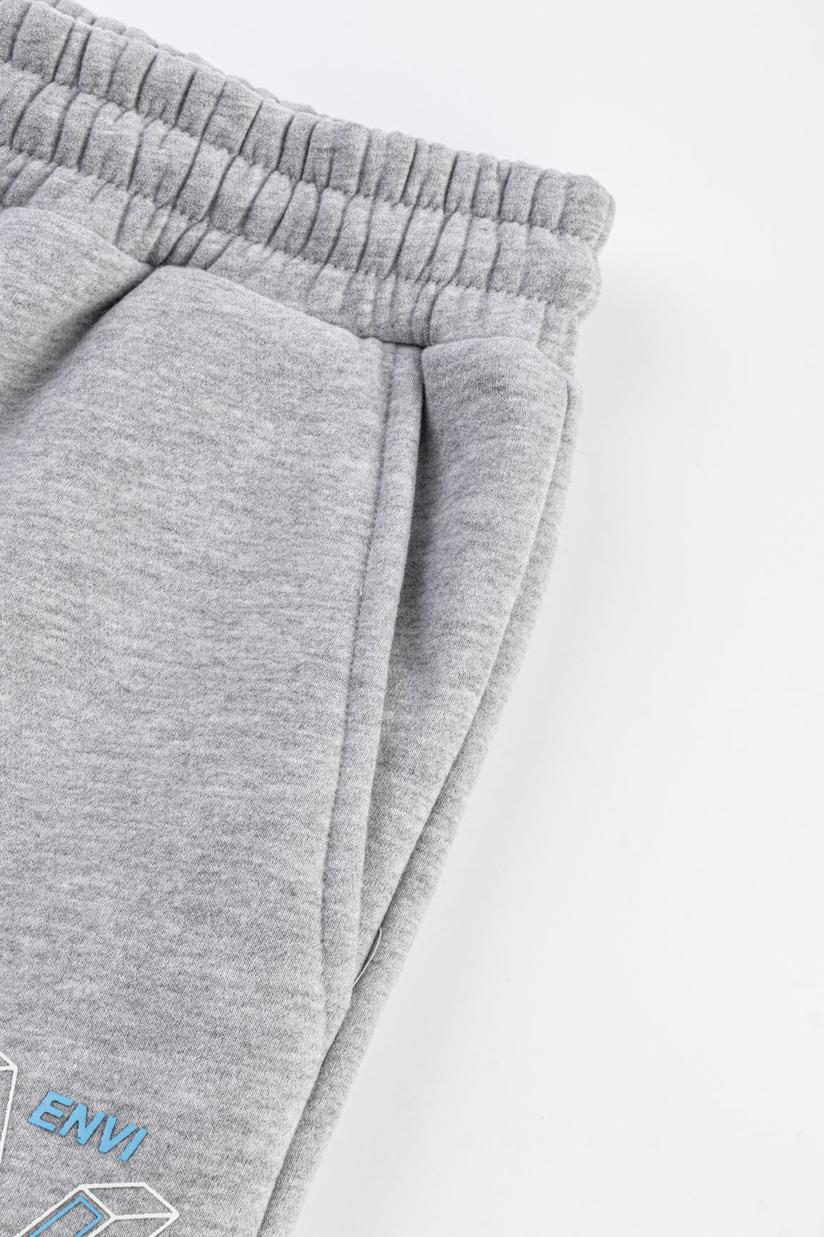 Concave Track Bottoms - Light Grey/Baby Blue