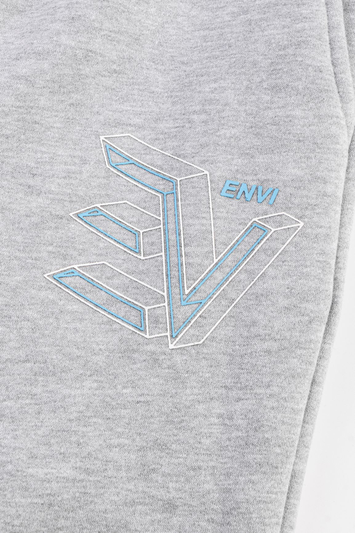 Concave Track Bottoms - Light Grey/Baby Blue