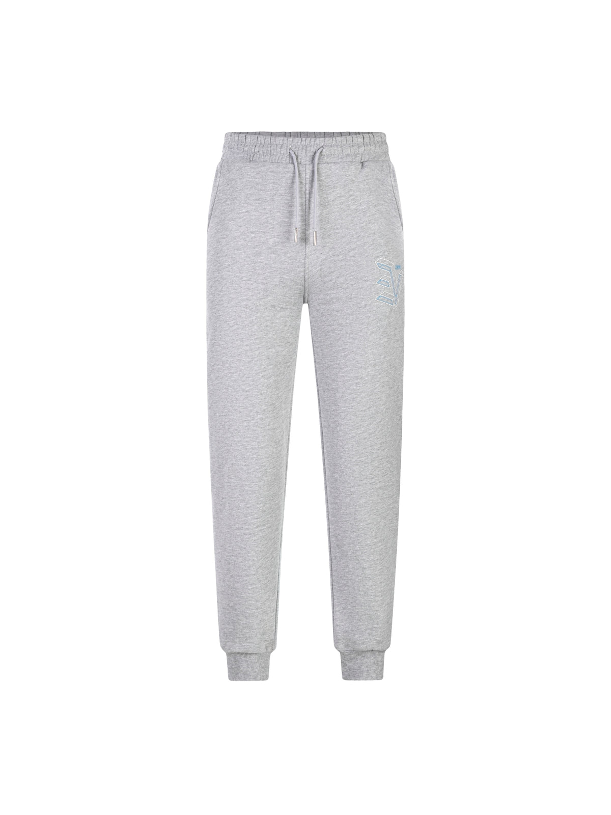 Concave Track Bottoms - Light Grey/Baby Blue