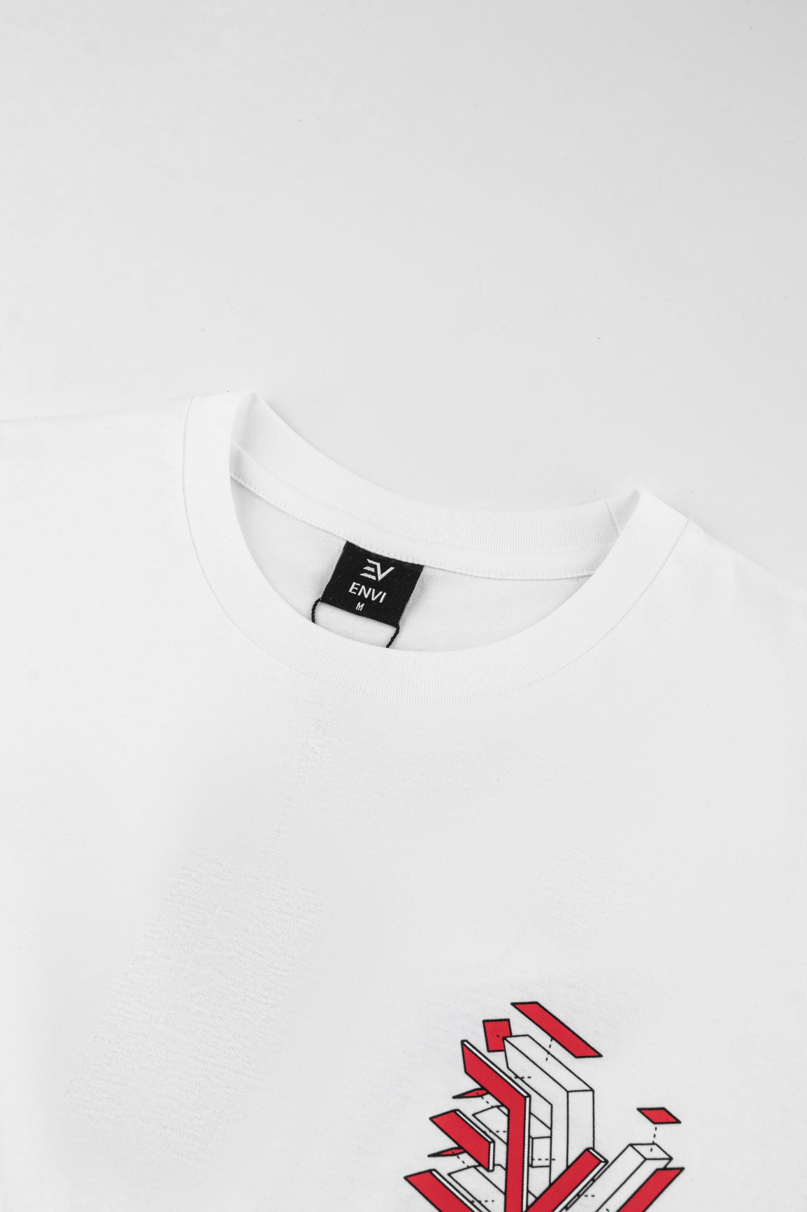Deconstruct EV T-Shirt - White/Red