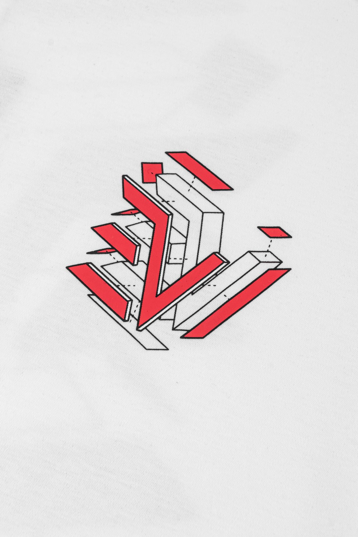 Deconstruct EV T-Shirt - White/Red