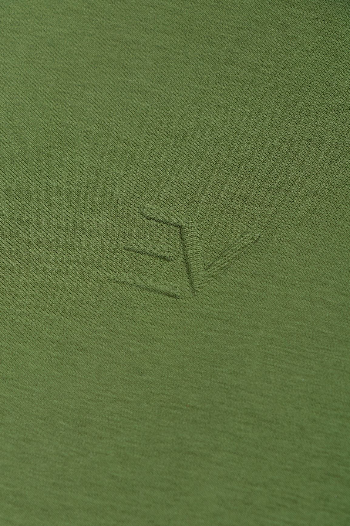 EV Embossed Logo T-Shirt - Olive