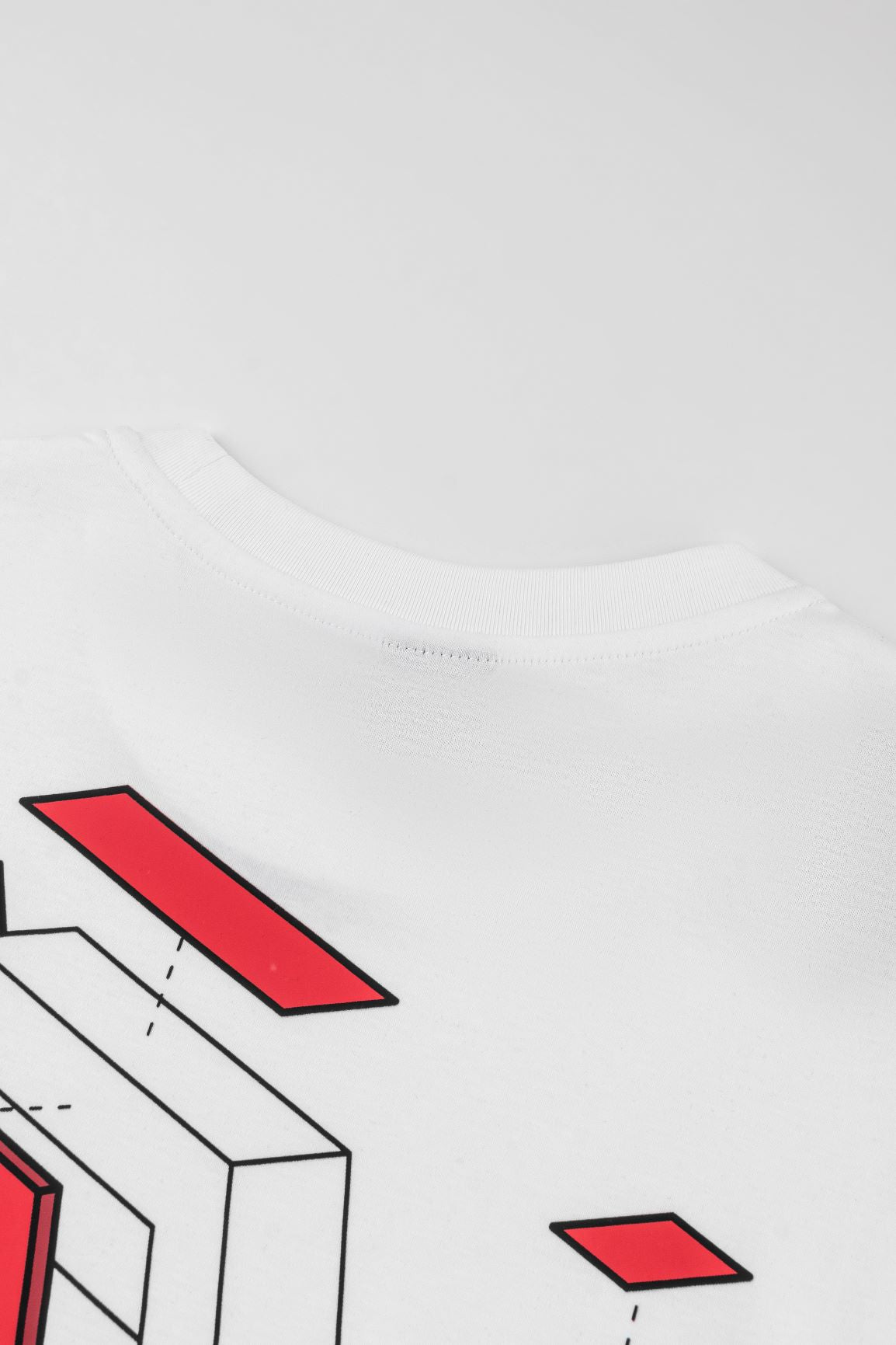 Deconstruct EV T-Shirt - White/Red