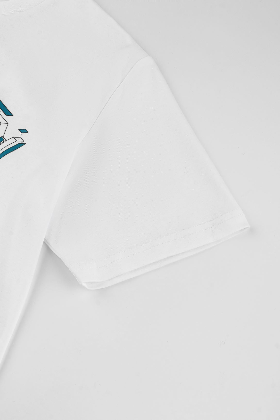 Deconstruct EV T-Shirt - White/Teal