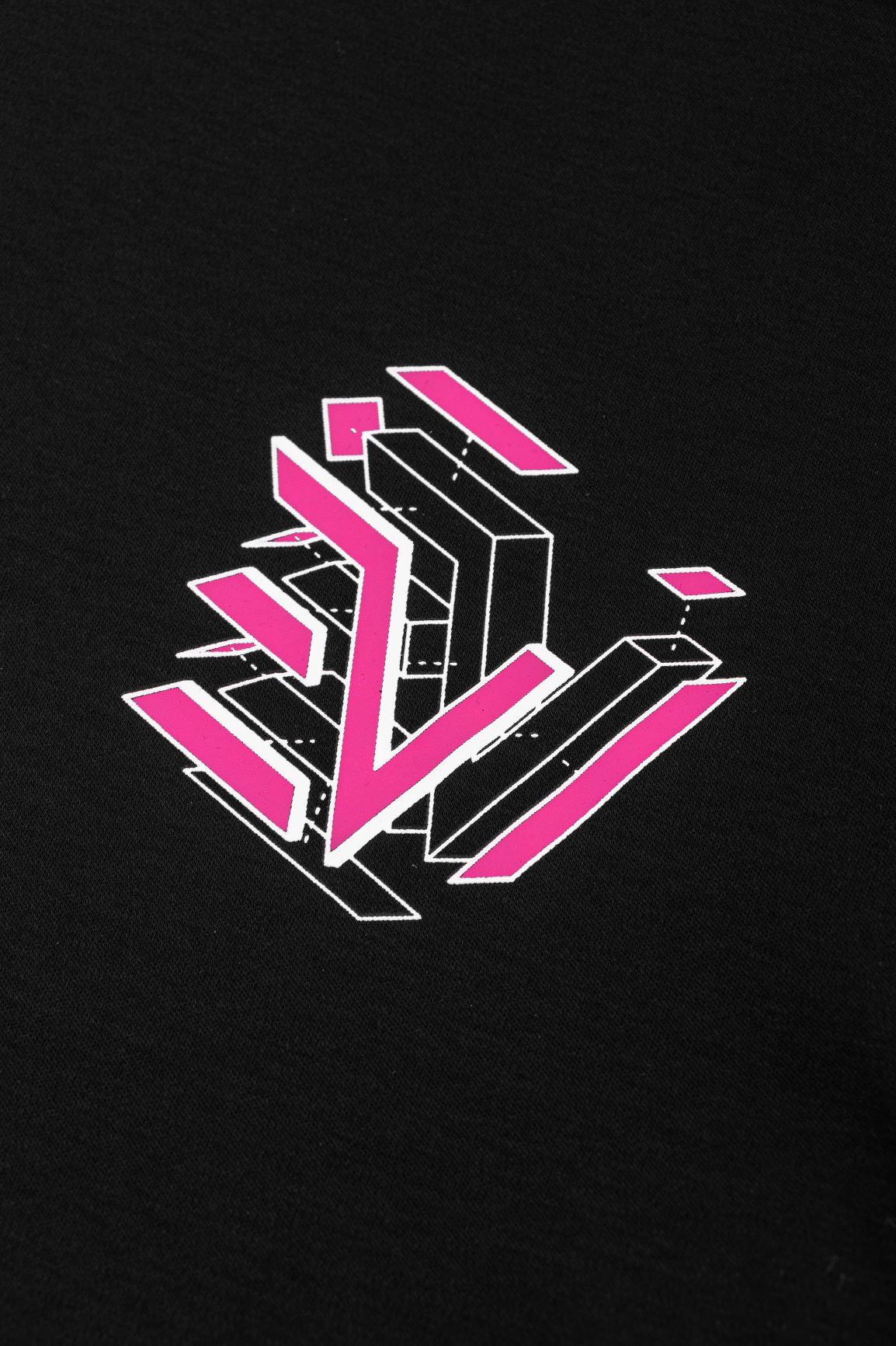 Deconstruct EV T-Shirt - Black/Pink