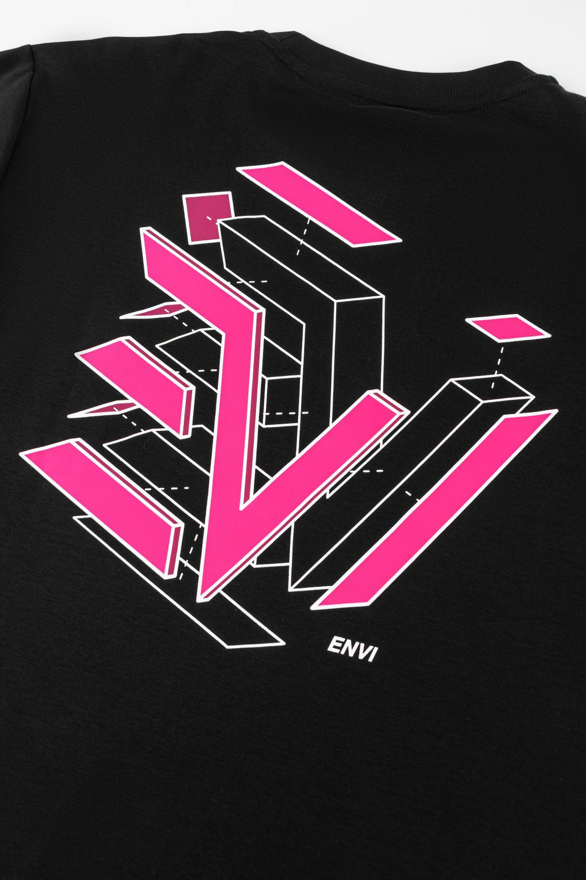 Deconstruct EV T-Shirt - Black/Pink