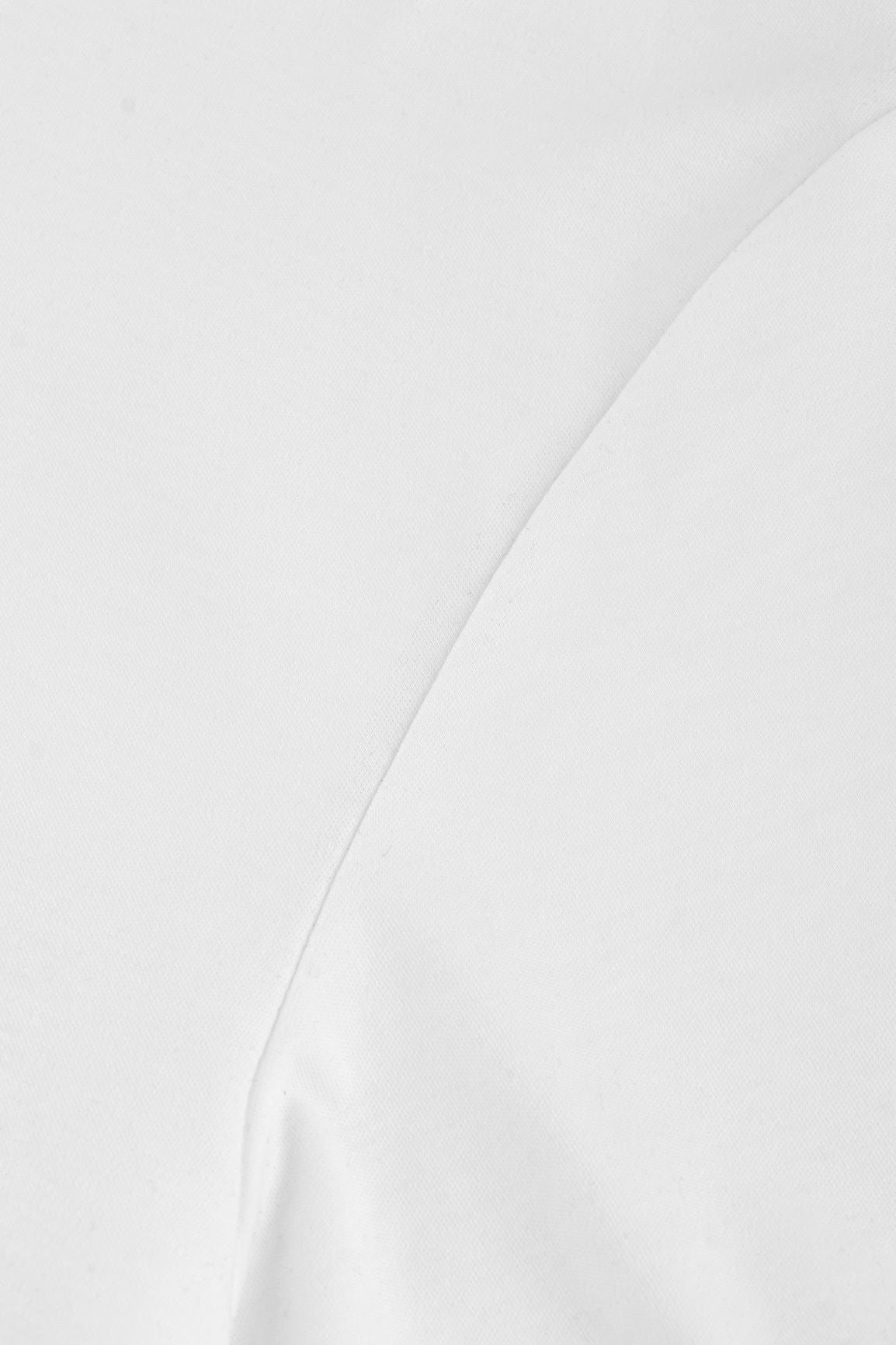 Chenille Thread T-Shirt - White/Grey