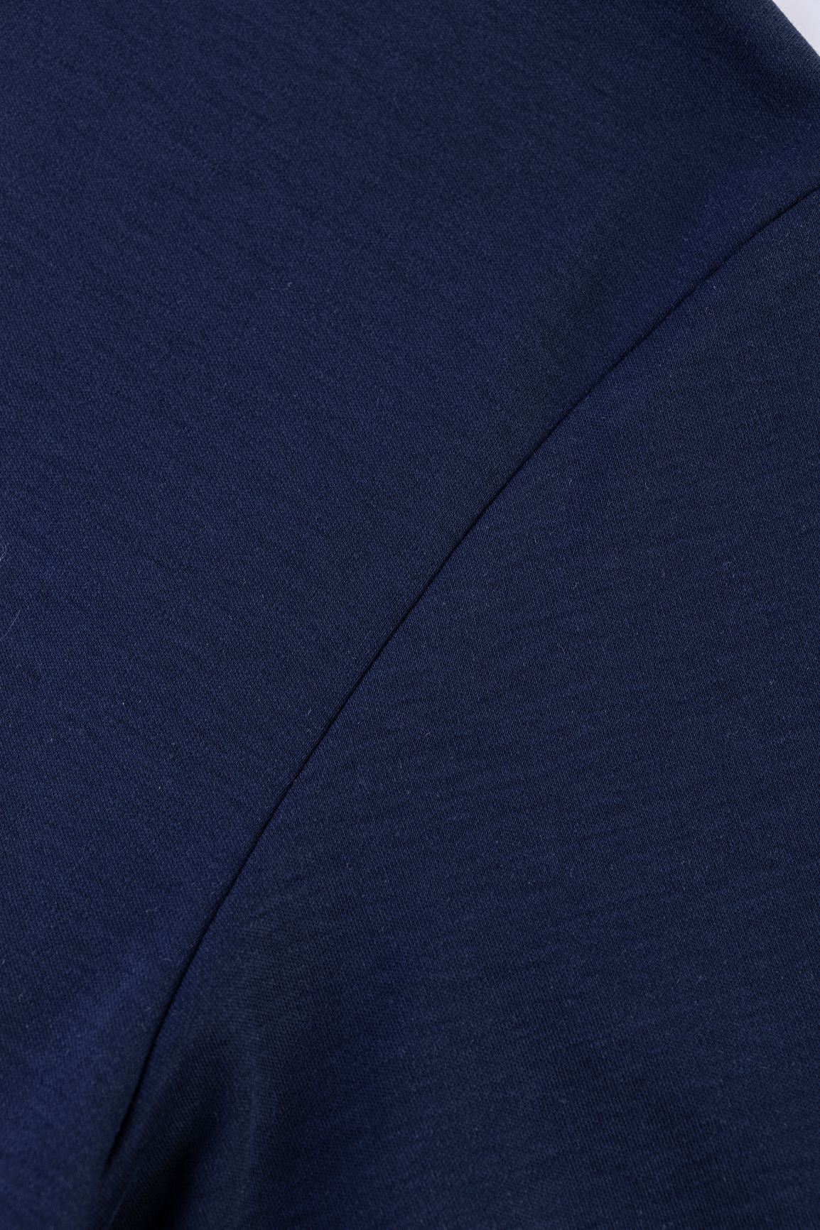 Chenille Thread T-Shirt - Navy/Blue