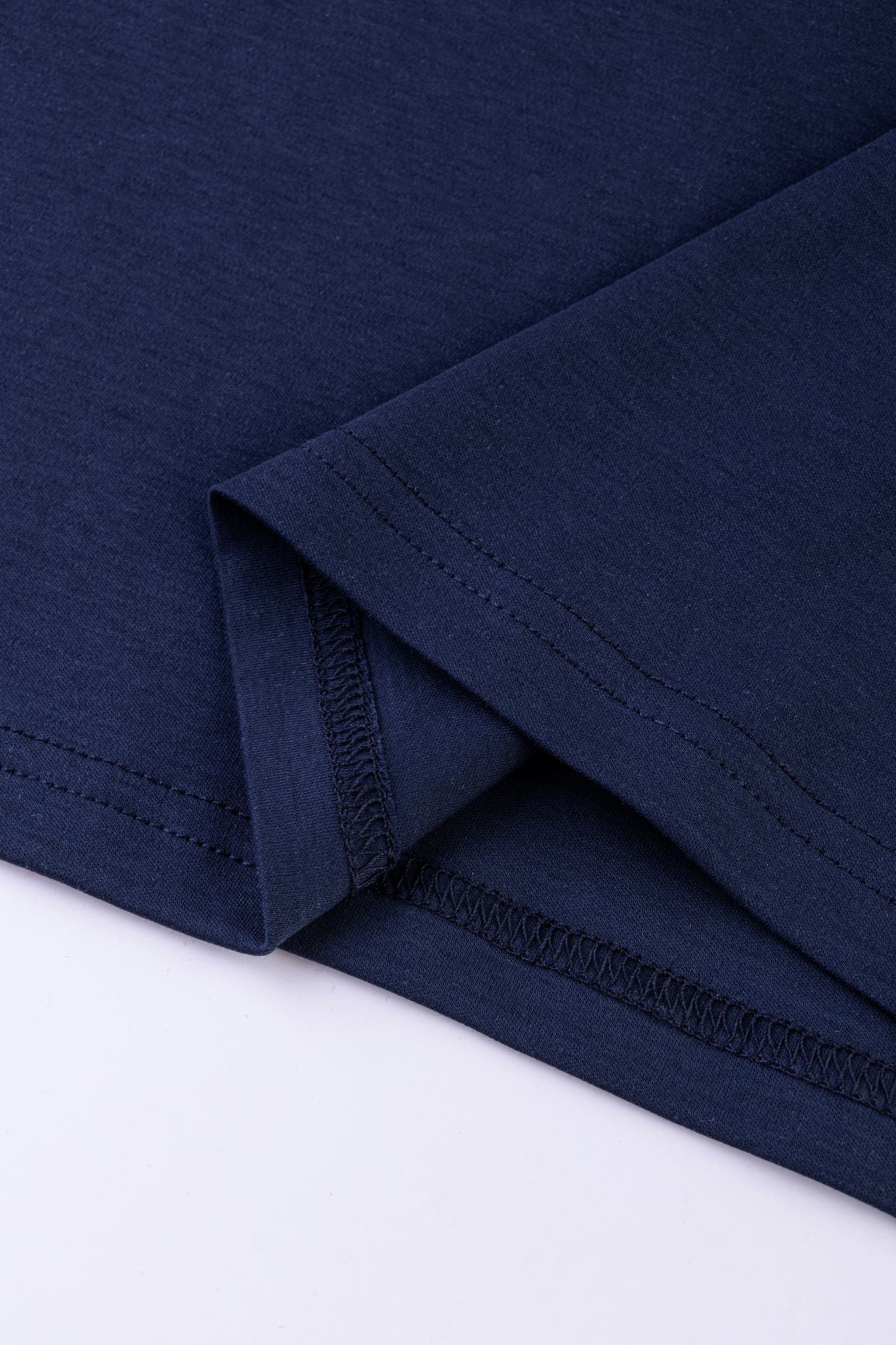 Chenille Thread T-Shirt - Navy/Blue
