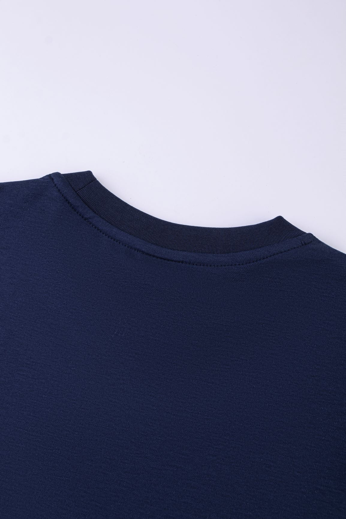 Chenille Thread T-Shirt - Navy/Blue