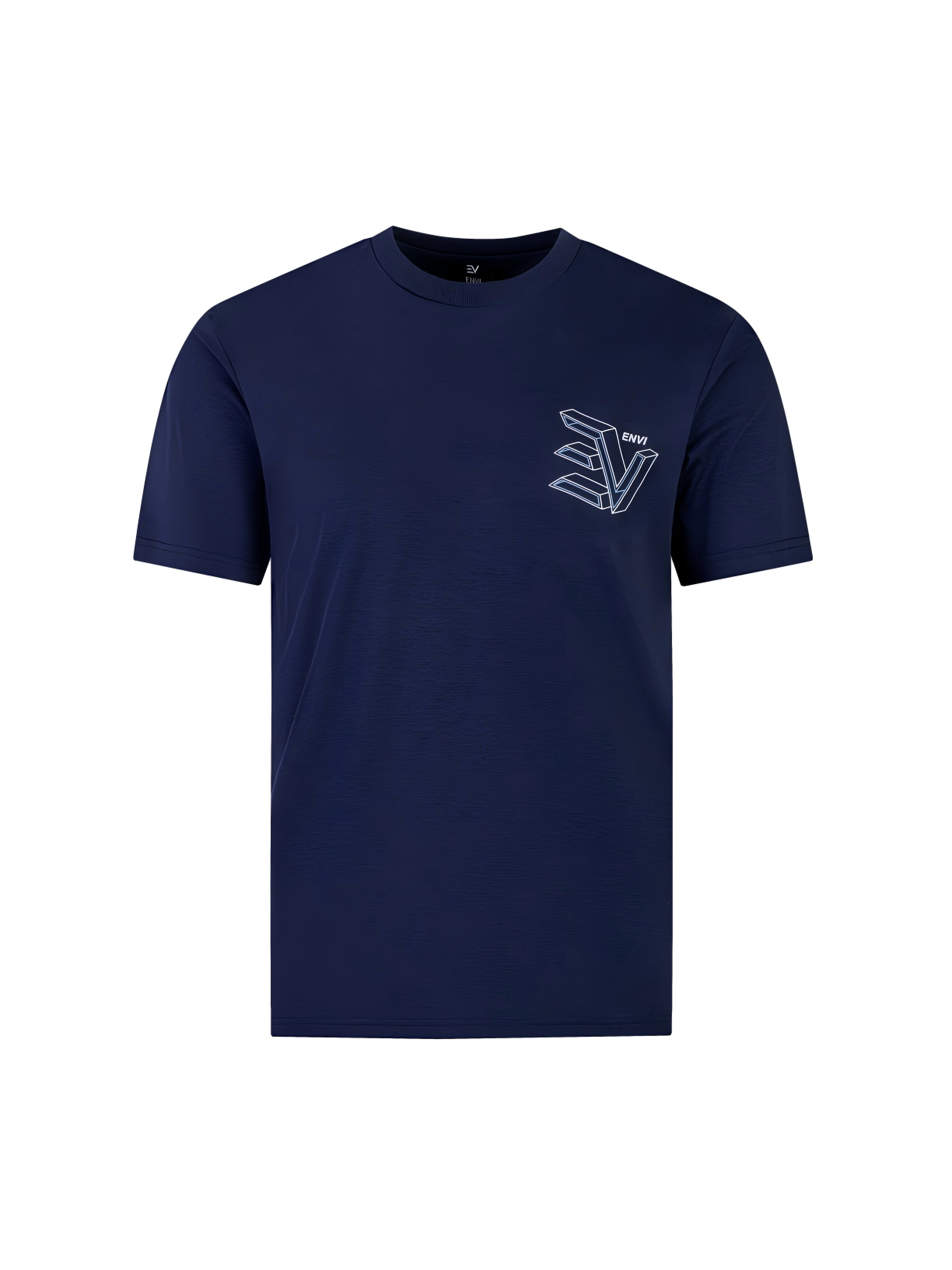 Concave T-Shirt - Navy/Blue – ENVI1