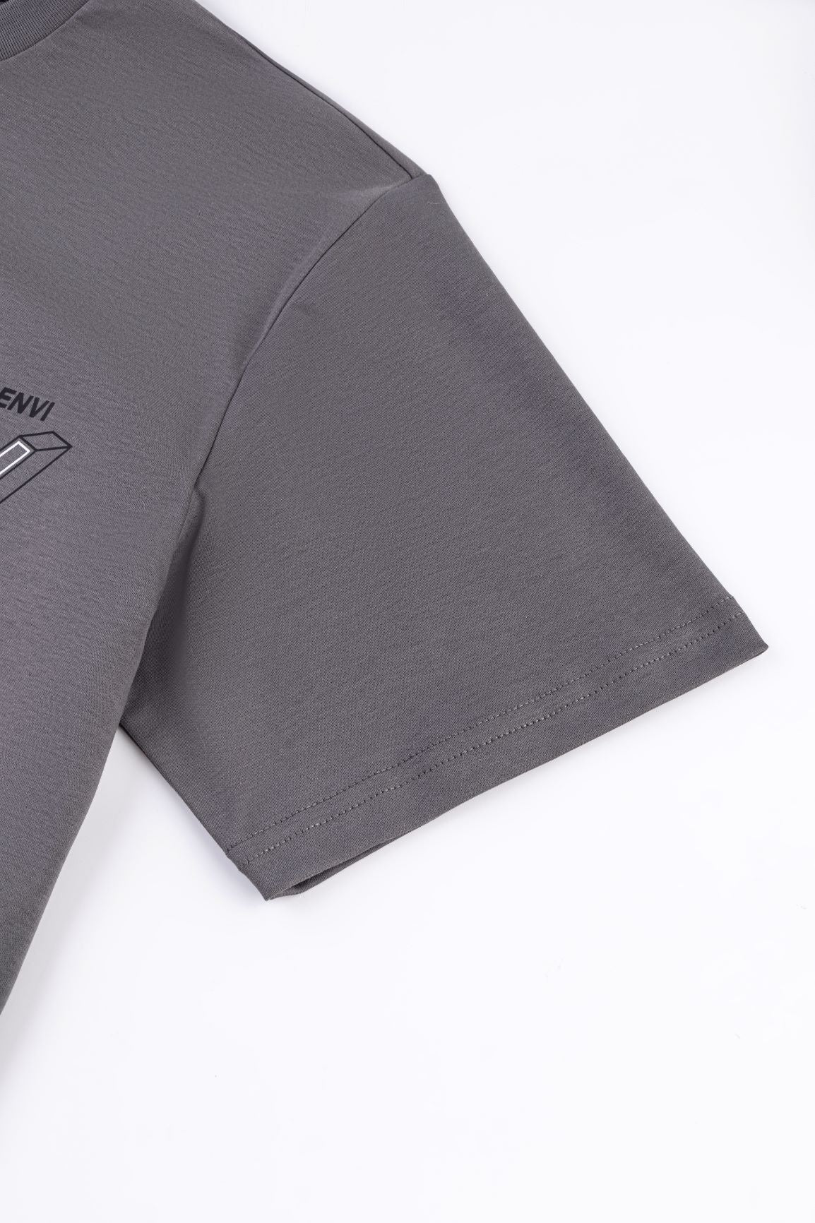 Concave T-Shirt - Dark Grey/White