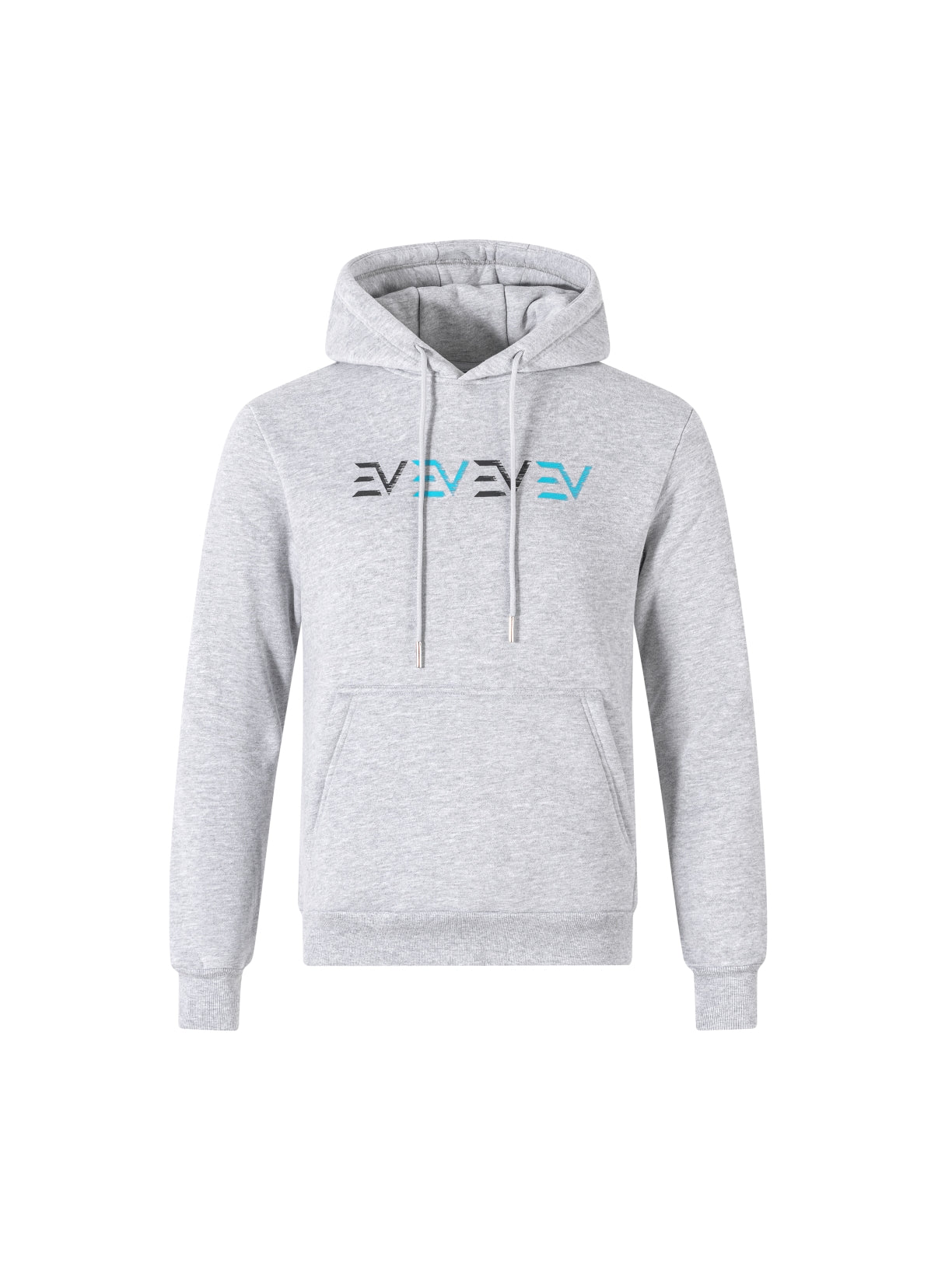 Digital Hoodie Marl Grey/Baby Blue