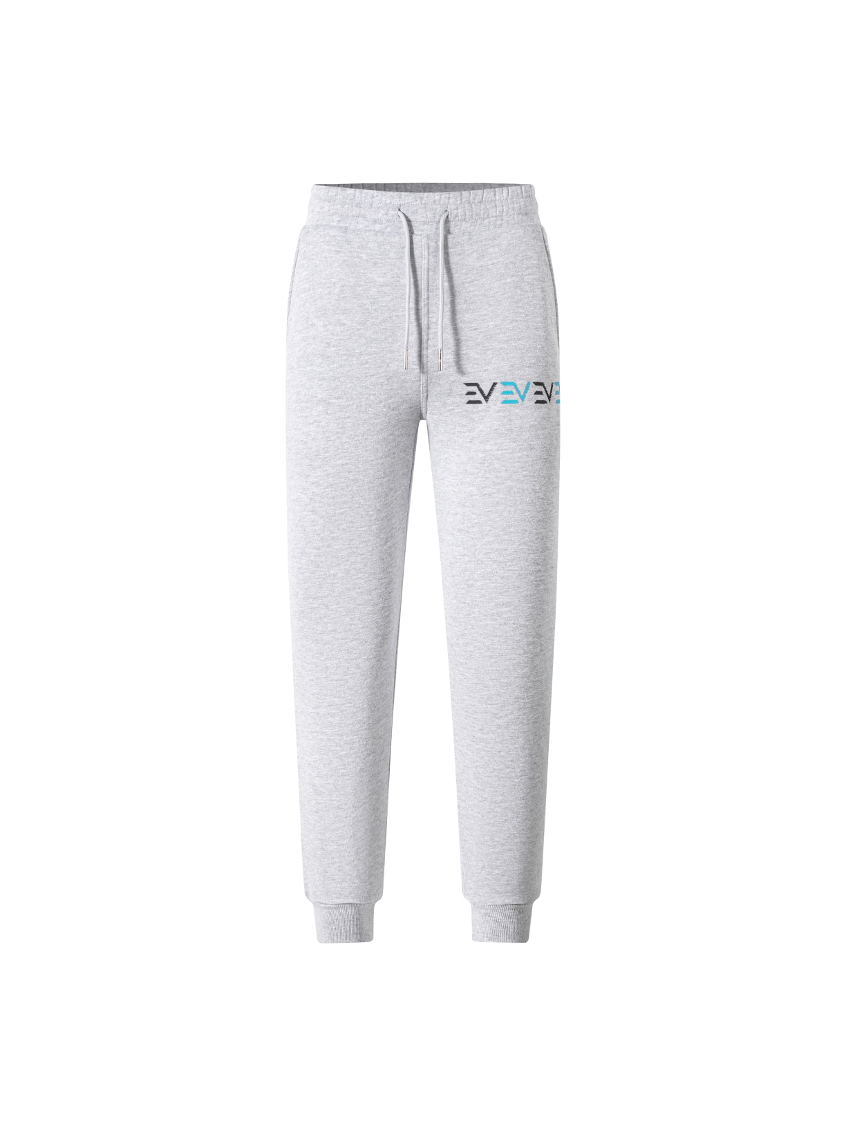 Digital Track Bottoms Marl Grey/Baby Blue